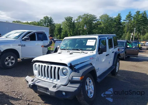 2018 Jeep Wrangler Unlimited Sport S 4X4 from USA, damaged, VIN 1C4HJXDN2JW252863